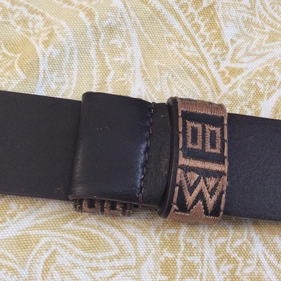 Chico's leather belt. SZ S/M - Picture 5 of 5